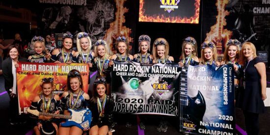 Hard Rockin National Cheer and Dance 2020 Bid Winners