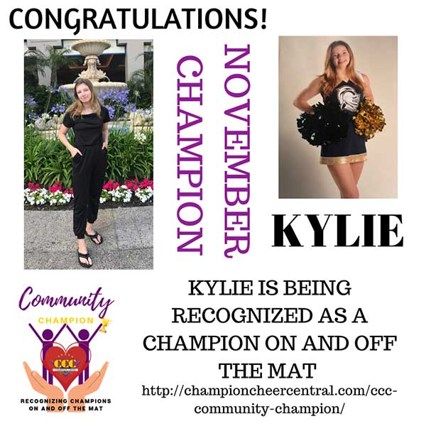 Kylie - Community Champion