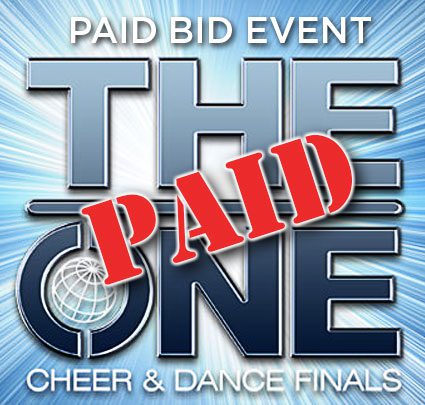 Paid bids to THE ONE Cheer & Dance